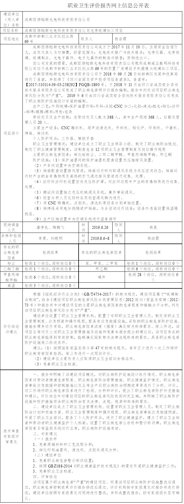 成都西偌帕斯光電科技有限責任公司光學玻璃加工項目職業病危害控制效果評價.jpg