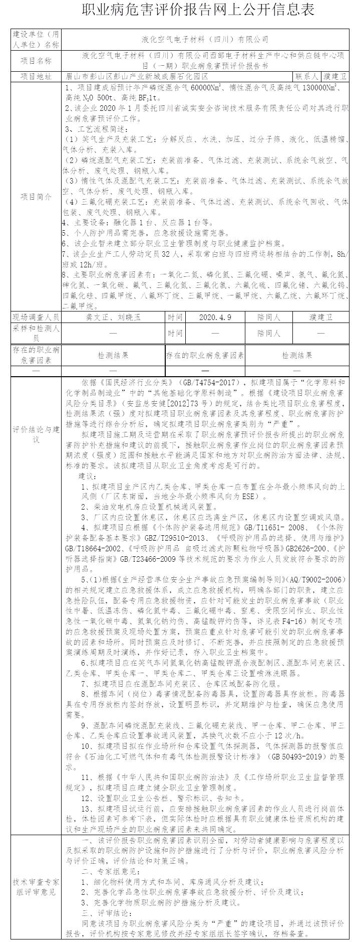 液化空氣電子材料（四川）有限公司西部電子材料生產中心和供應鏈中心項目（一期）職業病危害預評價.jpg
