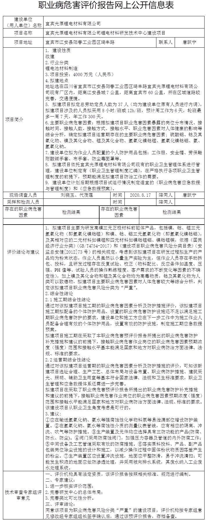 宜賓光原鋰電材料有限公司鋰電材料研發技術中心建設項目職業病危害預評價.jpg