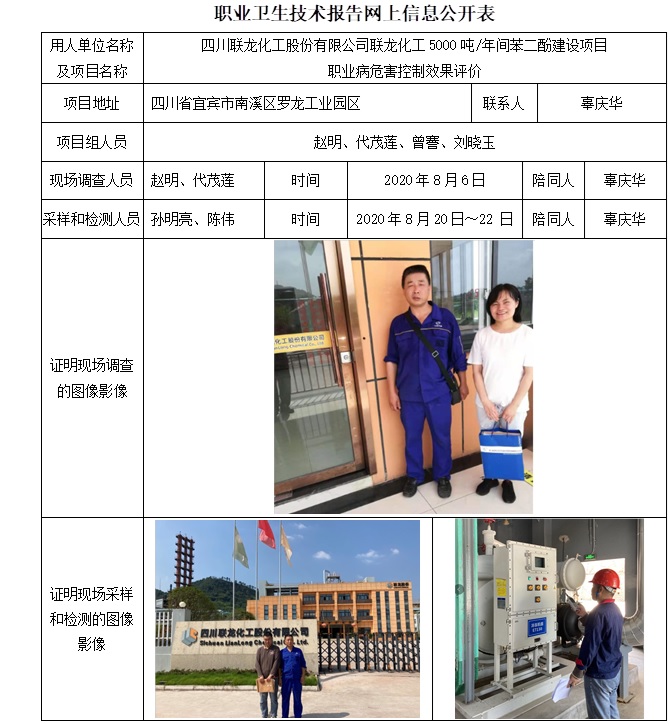 四川聯(lián)龍化工股份有限公司聯(lián)龍化工5000噸一年間苯二酚建設(shè)項目職業(yè)病危害控制效果評價.jpg
