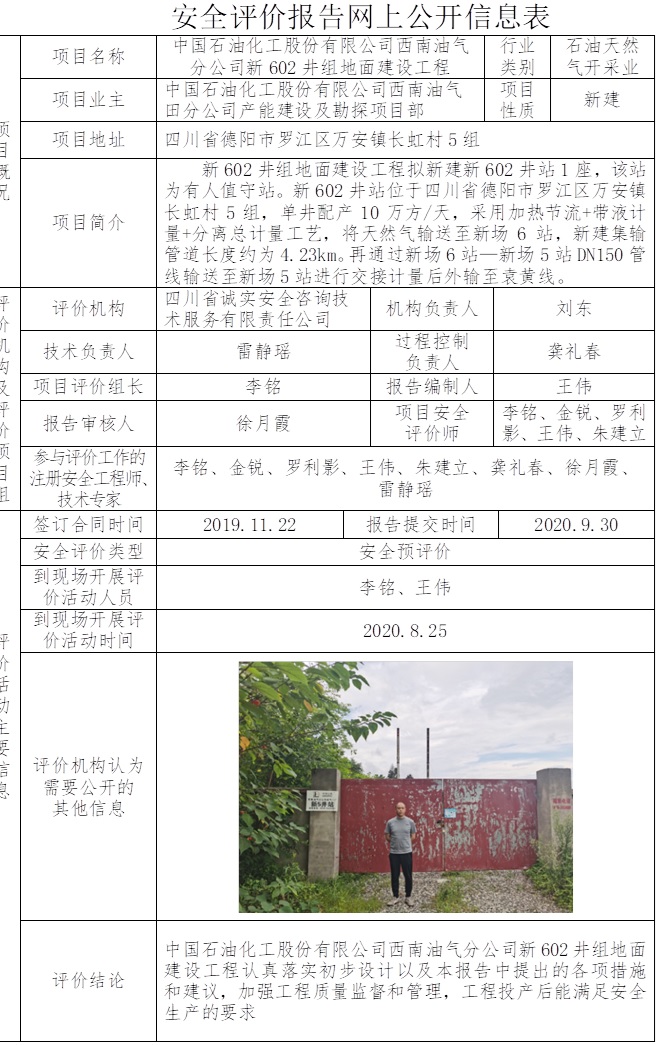 中國石油化工股份有限公司西南油氣分公司新602井組地面建設(shè)工程安全預(yù)評價.jpg