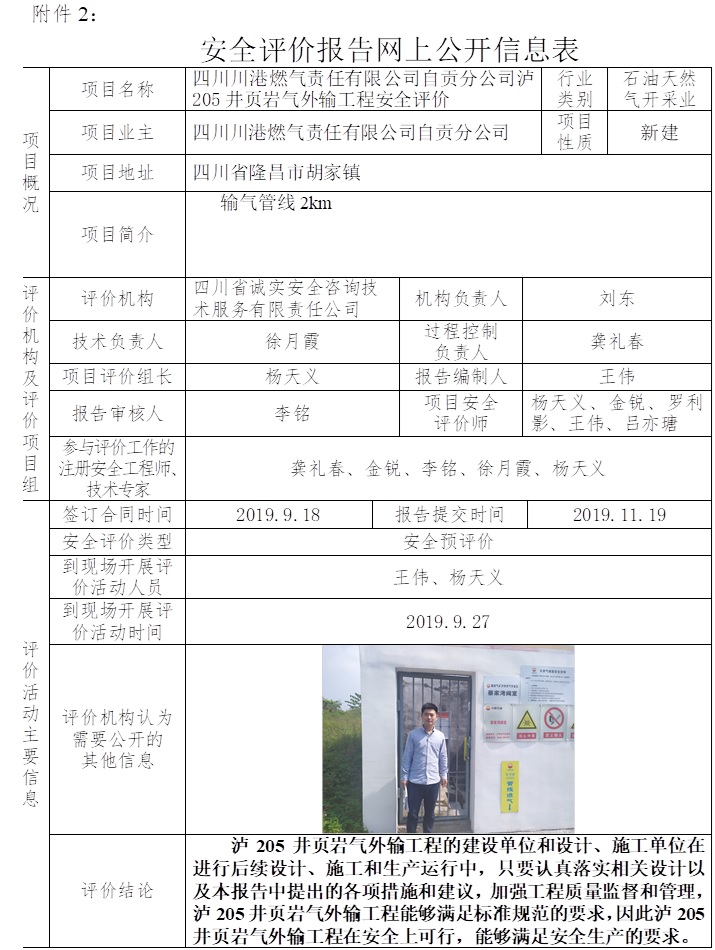四川川港燃氣責任有限公司自貢分公司瀘205井頁巖氣外輸工程安全評價.jpg