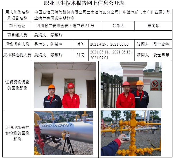 中國石油天然氣股份有限公司西南油氣田分公司川中油氣礦（南廣作業區）職業病危害因素定期檢測.jpg
