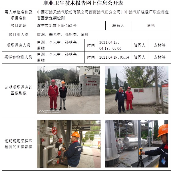 中國石油天然氣股份有限公司西南油氣田分公司川中油氣礦輕烴廠職業病危害因素定期檢測.jpg