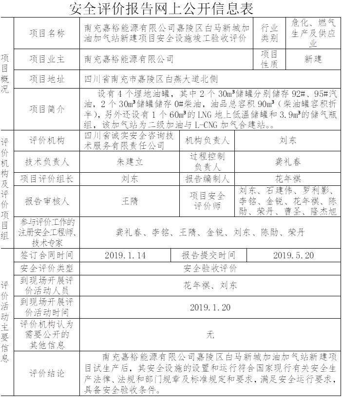 南充嘉裕能源有限公司嘉陵區白馬新城加油加氣站新建項目安全設施竣工驗收評價.jpg