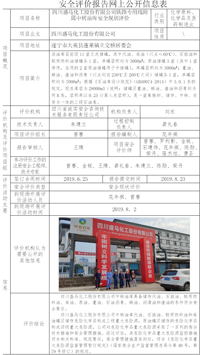 四川盛馬化工股份有限公司鐵路專用線附屬中轉(zhuǎn)油庫安全現(xiàn)狀評價.jpg
