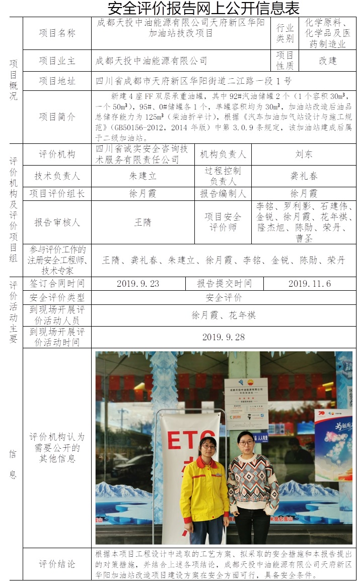 成都天投中油能源有限公司天府新區華陽加油站技改項目安全評價.jpg