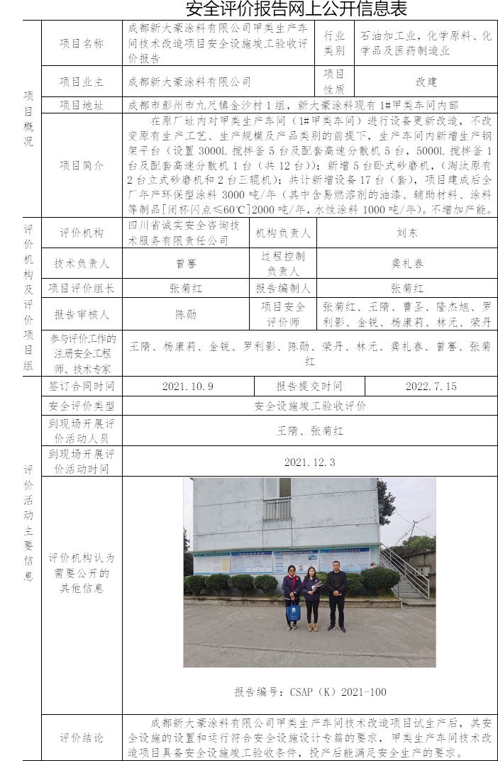 成都新大豪涂料有限公司甲類生產車間技術改造項目安全設施竣工驗收評價.jpg