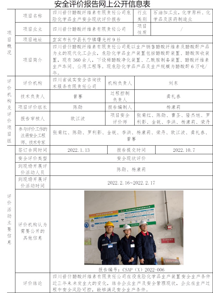 四川普什醋酸纖維素有限責任公司危險化學品生產安全現狀評價.jpg