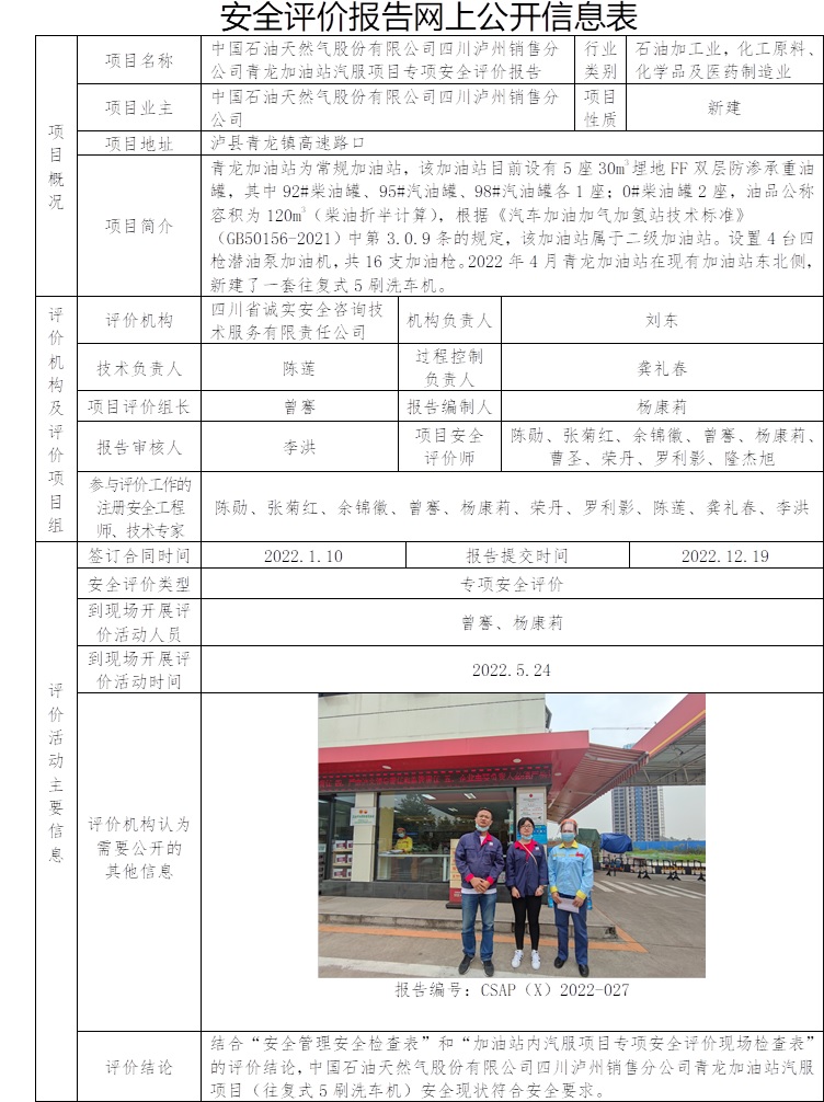 中國石油天然氣股份有限公司四川瀘州銷售分公司青龍加油站汽服項目專項安全評價.jpg