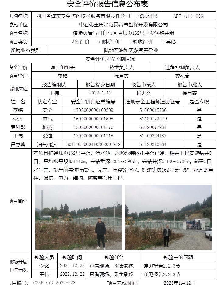 中石化重慶涪陵頁巖氣勘探開發有限公司涪陵頁巖氣田白馬區塊焦頁162號開發調整井組預評價.jpg