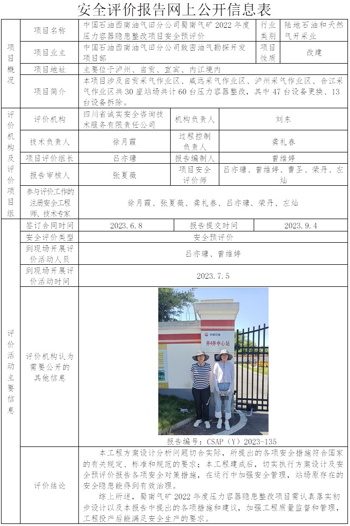 CSAP（Y）2023-135 中國(guó)石油西南油氣田分公司蜀南氣礦2022年度壓力容器隱患整改項(xiàng)目安全預(yù)評(píng)價(jià)報(bào)告.jpg