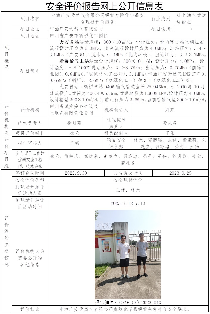 CSAP（X）2023-043 中油廣安天然氣有限公司經營危險化學品安全現狀評價報告.jpg