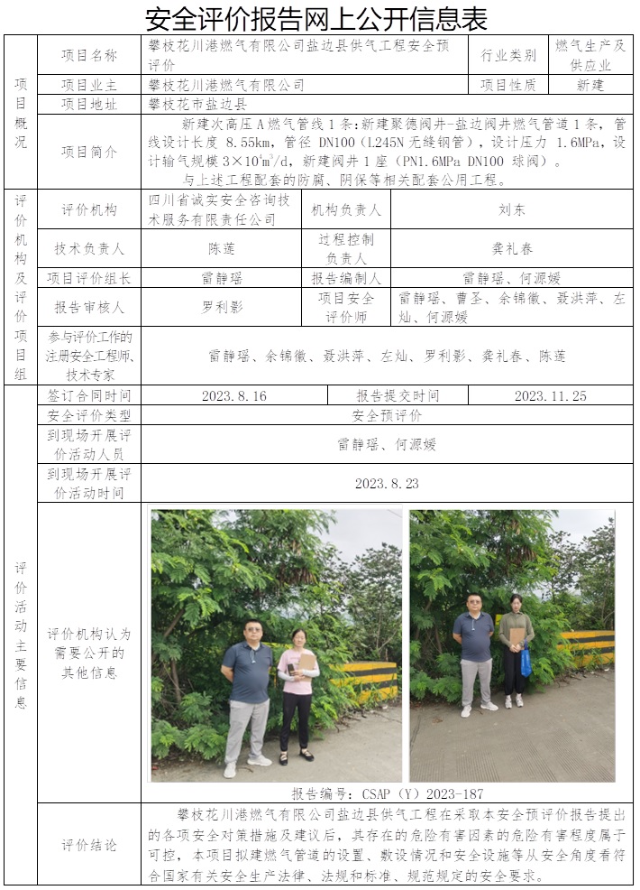 CSAP(Y)2023-187 攀枝花川港燃氣有限公司鹽邊縣供氣工程安全預評價報告.jpg