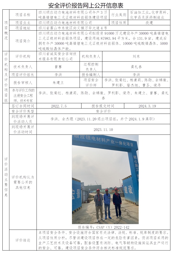 CSAP（Y）2022-142 四川順應(yīng)動(dòng)力電池材料有限公司年產(chǎn)3萬(wàn)噸高鎳鋰電三元正極材料前驅(qū)體項(xiàng)目安全評(píng)價(jià).jpg