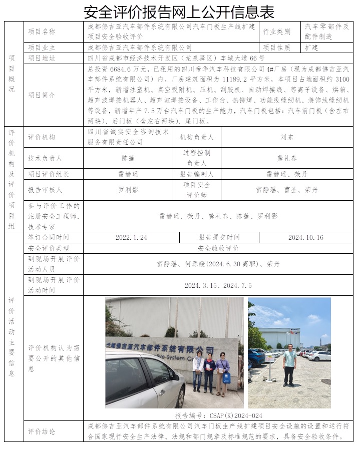 CSAP（K）2024-024 成都佛吉亞汽車部件系統有限公司汽車門板生產線擴建項目安全驗收評價報告.jpg