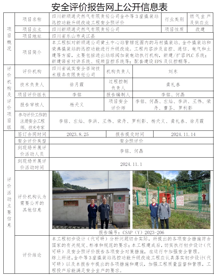 CSAP（Y）2023-206 四川新順通天然氣有限責任公司金牛等3座撬裝站遠控功能升級改造工程安全預評價.jpg