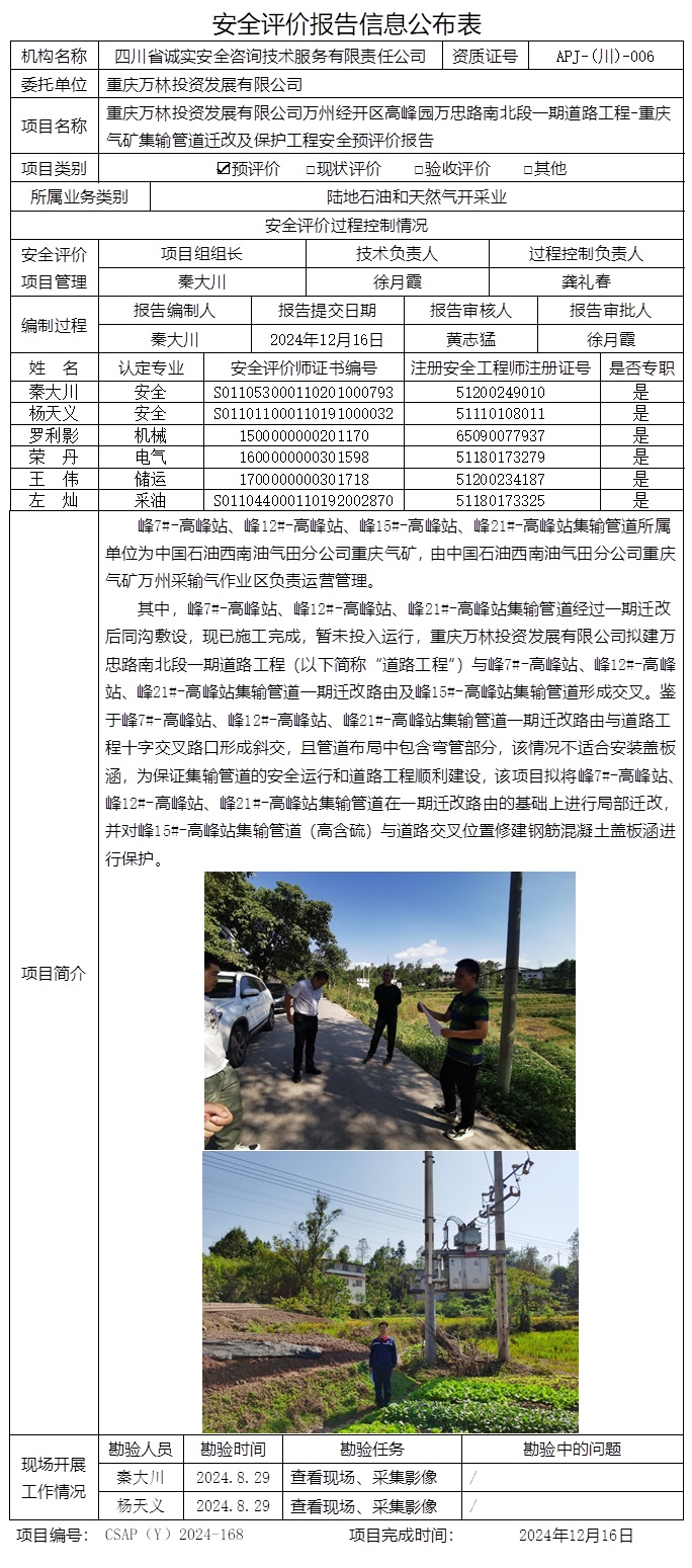 CSAP（Y）2024-168 重慶萬(wàn)林投資發(fā)展有限公司萬(wàn)州經(jīng)開(kāi)區(qū)高峰園萬(wàn)忠路南北段一期道路工程-重慶氣礦集輸管道遷改及保護(hù)工程-預(yù)評(píng).jpg