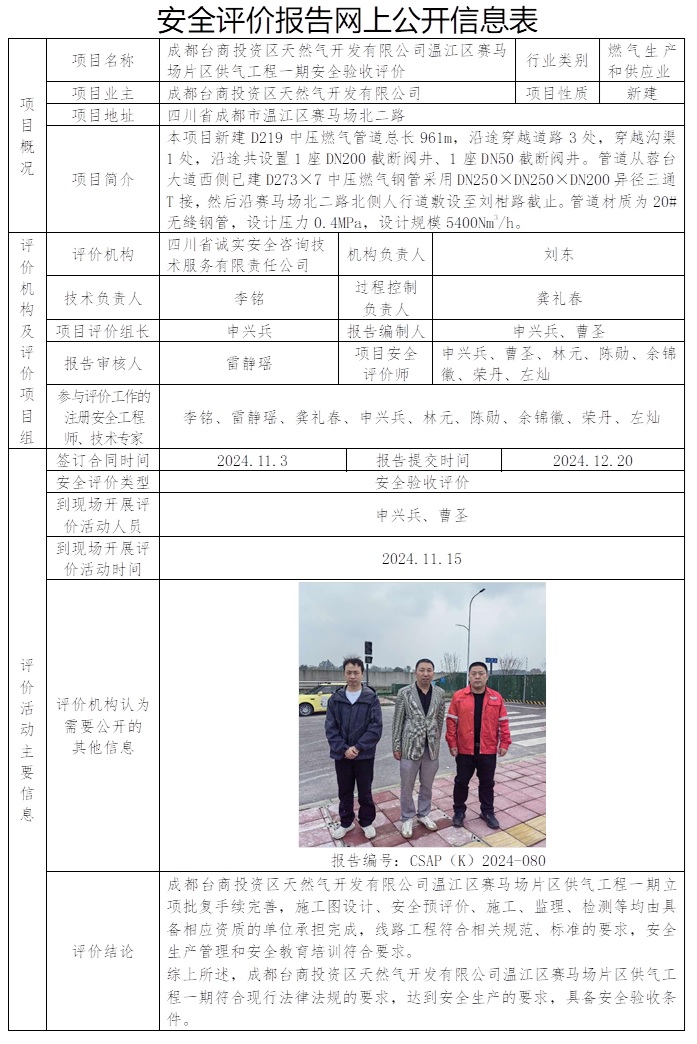 CSAP（K）2024-080 成都臺商投資區天然氣開發有限公司溫江區賽馬場片區供氣工程一期安全驗收評價.jpg