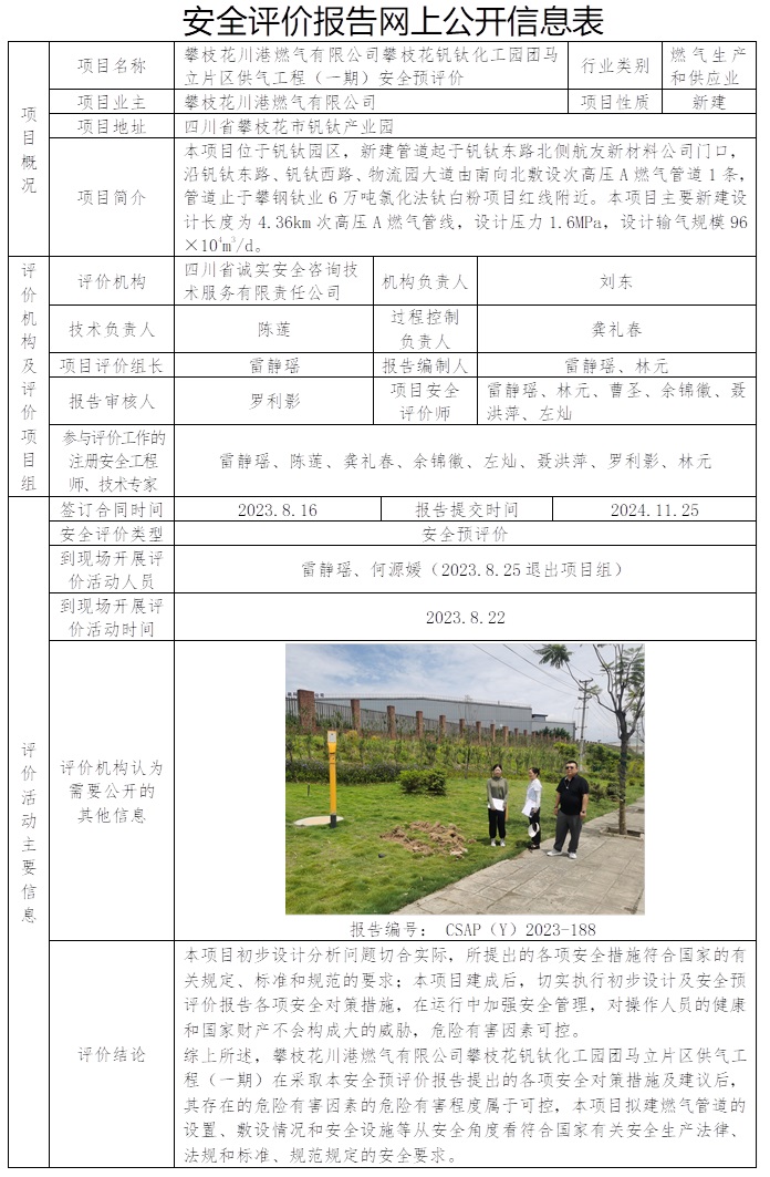 CSAP（Y）2023-188 攀枝花川港燃氣有限公司攀枝花釩鈦化工園團馬立片區供氣工程（一期）預評價.jpg