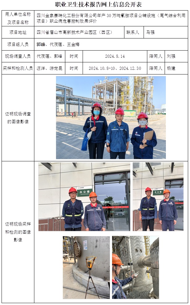 CSZP（K）2024-052 四川金象賽瑞化工股份有限公司年產30萬噸氰胺項目公輔設施（尾氣綜合利用項目）.jpg