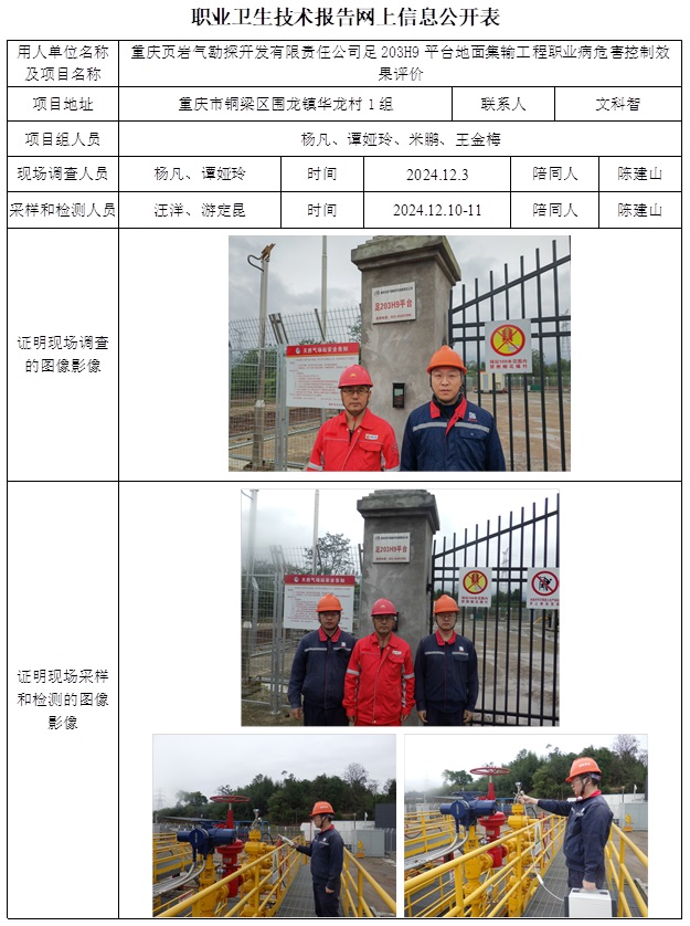CSZP（K）2024-083 重慶頁巖氣勘探開發(fā)有限責(zé)任公司足203H9平臺地面集輸工程職業(yè)病危害控制效果評價.jpg