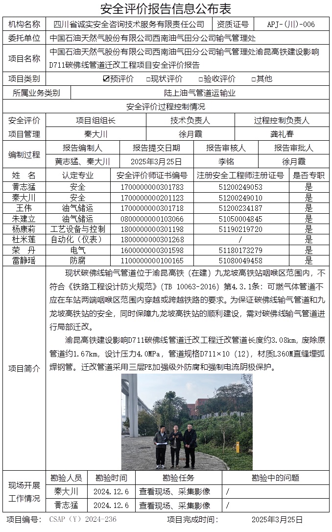 CSAP（Y）2024-236 中國石油天然氣股份有限公司西南油氣田分公司輸氣管理處渝昆高鐵建設(shè)影響D711碳佛線管道遷改工程 安全評(píng)價(jià)報(bào)告.jpg